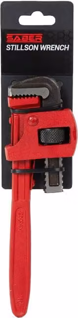 Saber Stillson Wrench in Red