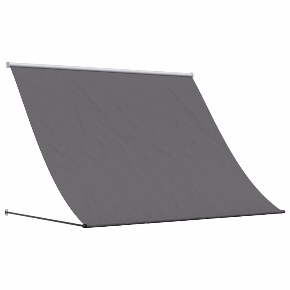 Berkfield Home Retractable Wall-Mounted Folding Arm Awning in Anthracite and Black, W: 200 cm, D: 150 cm – 2