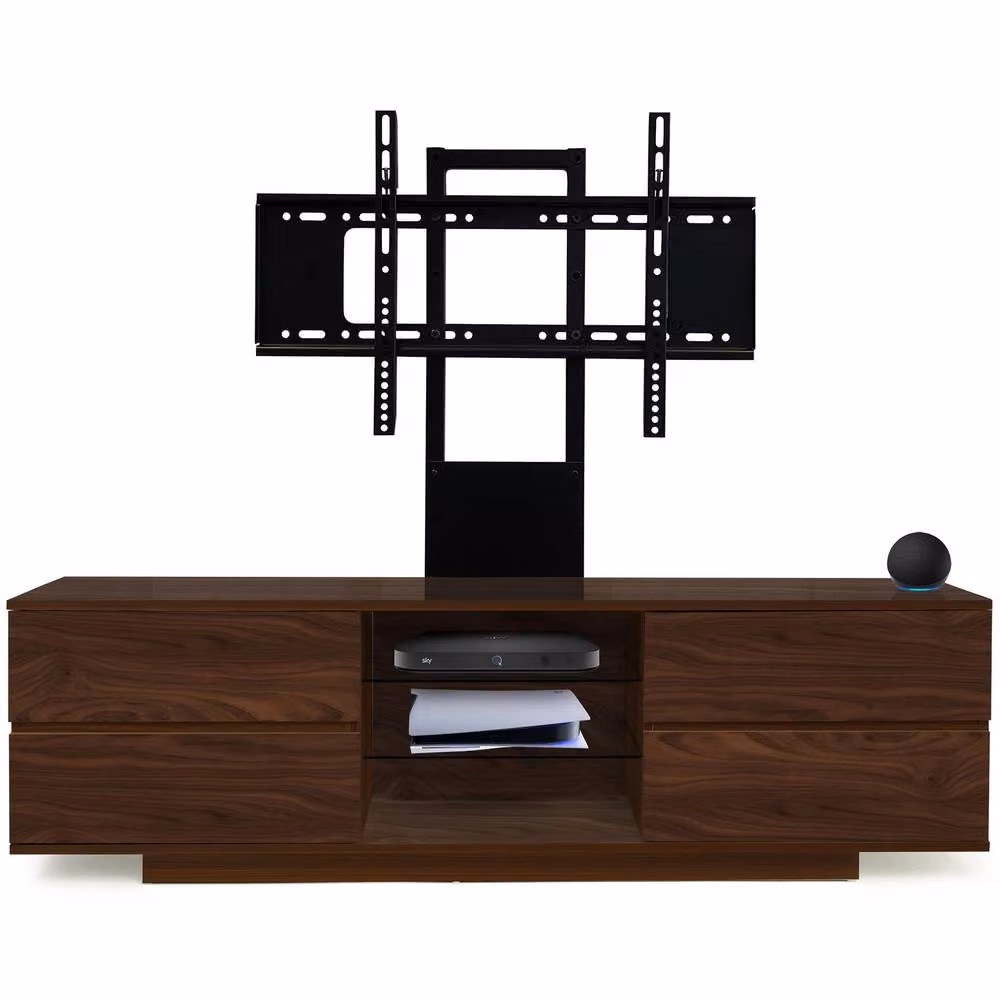 Centurion Supports Avitus Walnut TV Cabinet with 4 Drawers and 3 Shelves for up to 65 inch TVs – 2