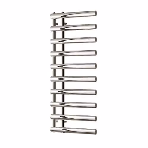 Bathroom Kingdom Grace Chrome Designer Heated Towel Rail, Silver, H: 114 cm, W: 50 cm – 2