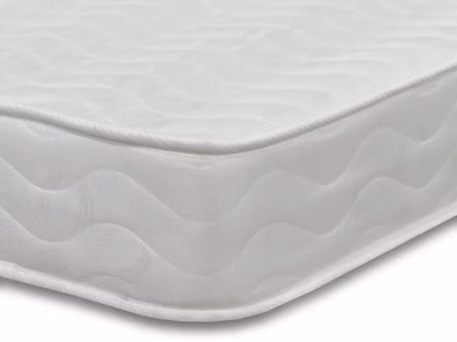 Kayflex Ecoflex Antibacterial Damask Mattress in White, W/D/H: 180 x 200 x 15 cm