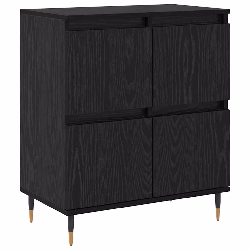 Berkfield Home Modern Black Sideboard with Storage Door, W/D/H: 60 x 35 x 70 cm – 2