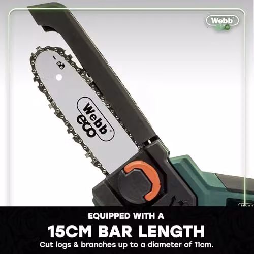 Webb Eco 20V WEV20EXTPSB2 Cordless Pruning Saw with 100-215cm Extension Pole, Battery and Charger Included – 3
