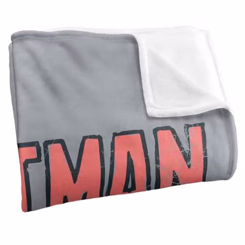 Warner Bros. Batman Bat Zap Silky Touch Super Soft Fleece Throw Blanket, Multicolour, W: 91.44 cm x H: 147 cm – 2