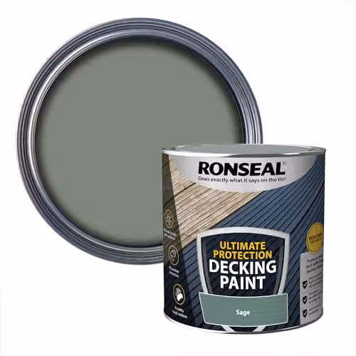 Ronseal Ultimate Decking Paint, Green, 2.5 l – 1