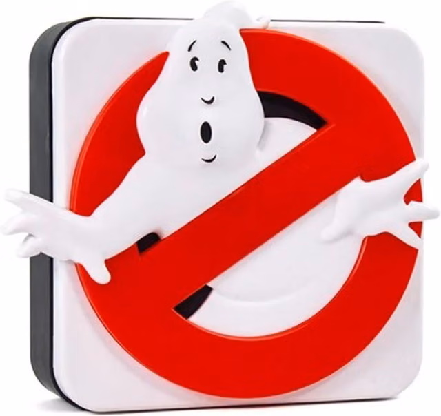 Numskull Official Ghostbusters LED 3D Wall Light and Desk Lamp in White