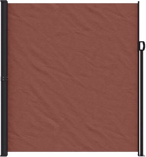 Berkfield Home Retractable Side Awning in Brown, W/H: 500 x 220 cm – 1