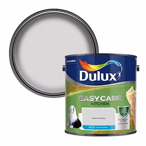 Dulux Easy-Care Kitchen Matt Paint in Grey, 2.5 l