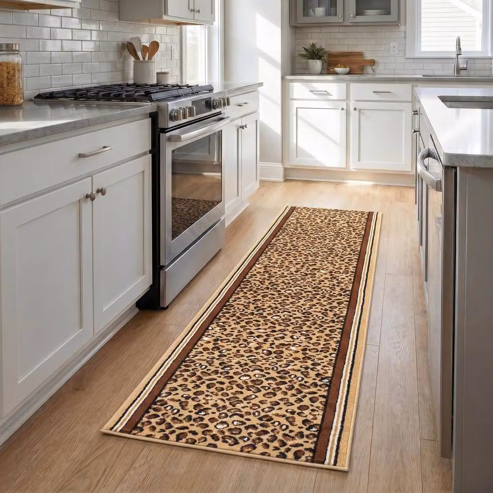 Bravich LTD Abstract Geometric Print Hallway Runner Rug, Multicolour, W: 60 cm, L: 810 cm – 2