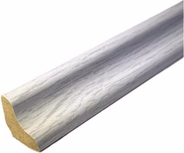 Vinyl Flooring UK Scotia Beading Moulding in Silver, Waterproof, Pack of 5