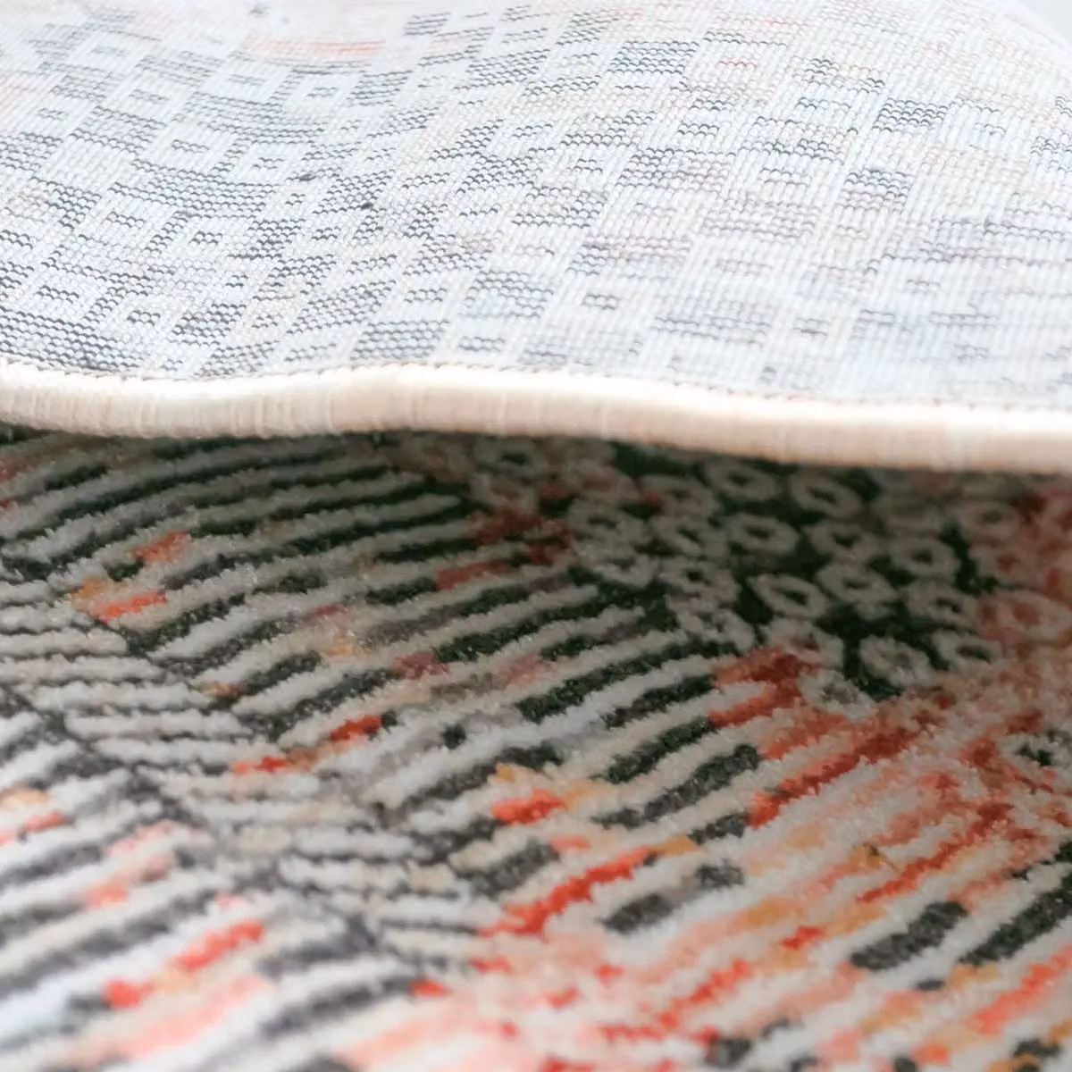The Rug Shop UK Abstract Traditional Grey Machine Woven Easy Care Rug W: 200 cm, D: 290 cm – 2