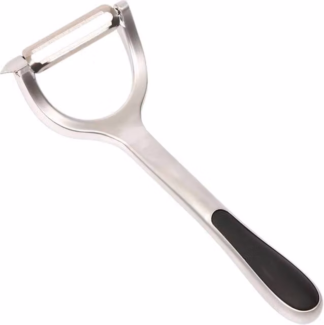 Dexam Y-Shaped Vegetable Peeler with Anti-Slip Handle in Silver and Multicolour