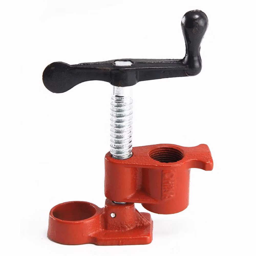 Nordara 4 Sets of 3/4 inch Heavy Duty Cast Iron Woodworking Pipe Clamps in Red – 4