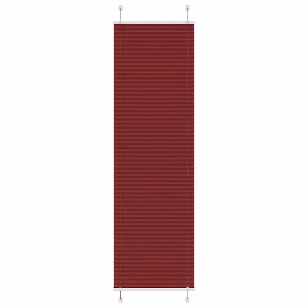 Berkfield Home Single Pleat Corded Blind in Bordeaux Red, W: 55 cm, H: 200 cm – 2