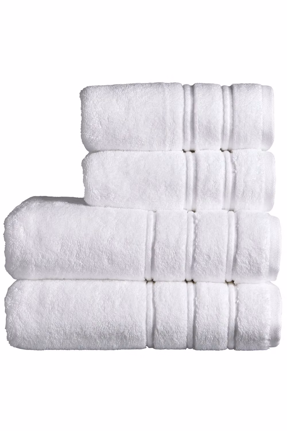 Christy Antalya Premium Turkish Cotton Loose Towel in White – 2