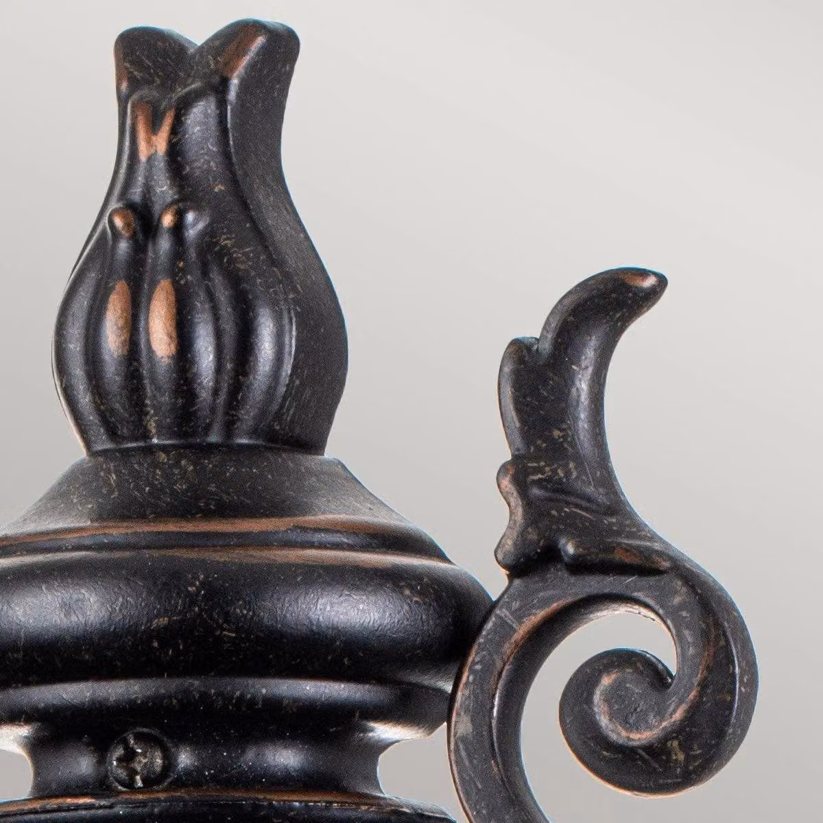 Netlighting Baltimore Outdoor Wall Lantern in Weathered Bronze and Brown, IP44 – 2