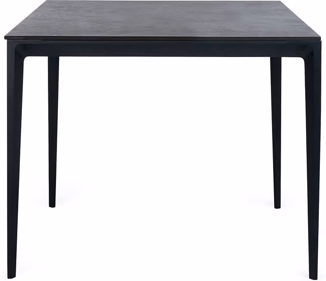 Julian Bowen Miami Square Stone Top Dining Table in Slate Grey