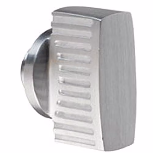 Loops Large Thumbturn with Grip to Suit Cylinder, Silver, W/D/H: 34 x 28.5 x 13.5 mm