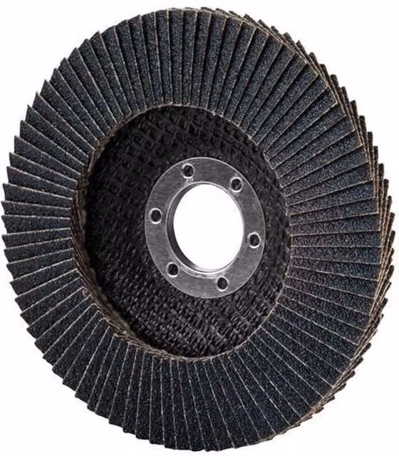 Garryson Industrial Zirconium Flap Disc for Metal, Black and Multicolour – 1