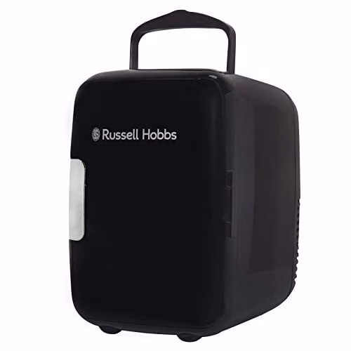 Russell Hobbs RH4CLR1001B Mini Cooler and Warmer, 4 L Capacity, Black