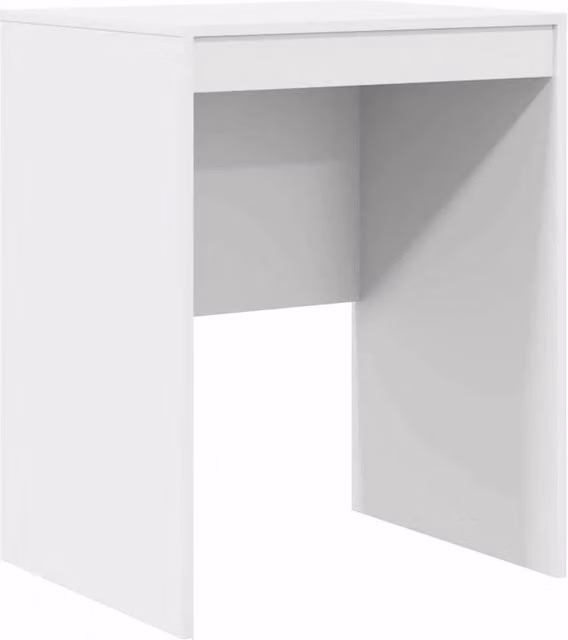 FORGEVIO Modern White Writing Desk W/D/H: 60 x 50 x 76 cm