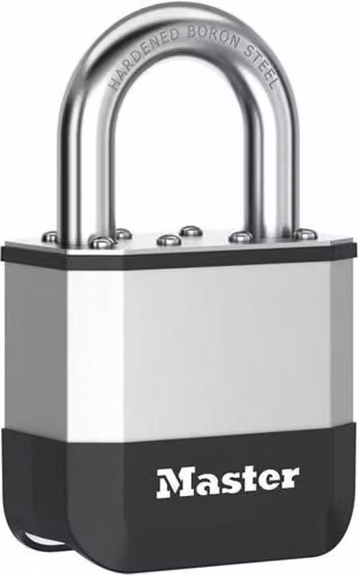 Master Lock Elite Laminated Padlock with 25mm Shackle in Silver