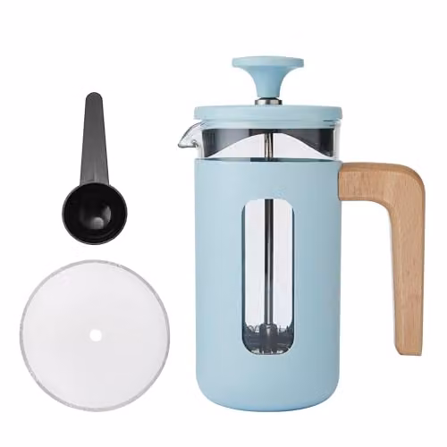 La Cafetiere Pisa 3 Cup French Press Cafetière in Sky Blue, 350ml – 1