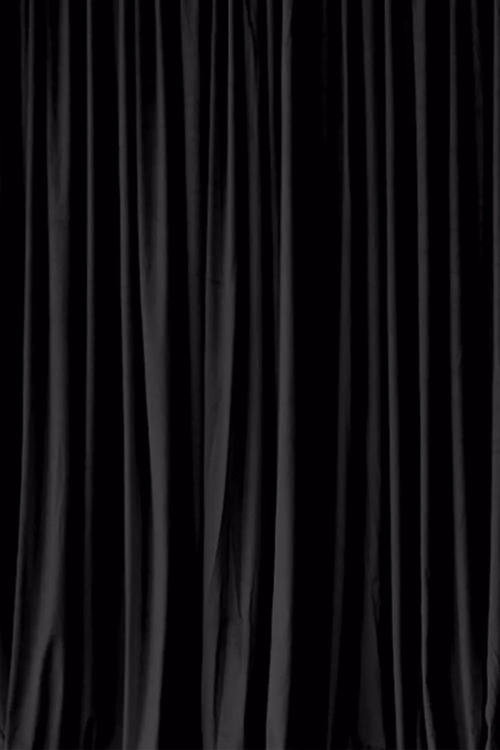 Neel Blue Polyester Fabric Curtain Backdrop in Black, W 300 cm x H 300 cm – 1