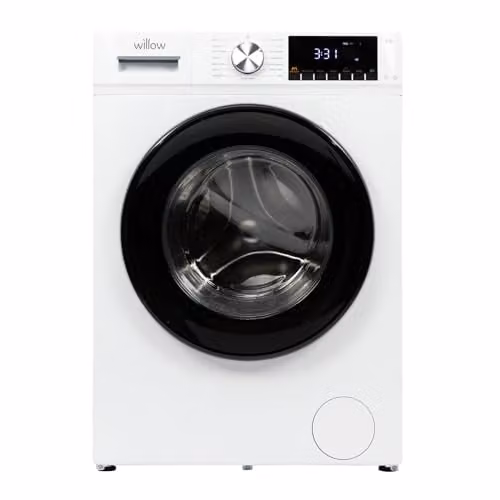 Willow White Front Loader Washing Machine with 1400 Spin and Child Lock – 1