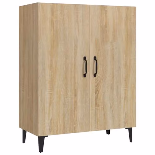 vidaXL Sonoma Oak Sideboard in Brown and Beige, W/D/H: 70 x 34 x 90 cm – 1