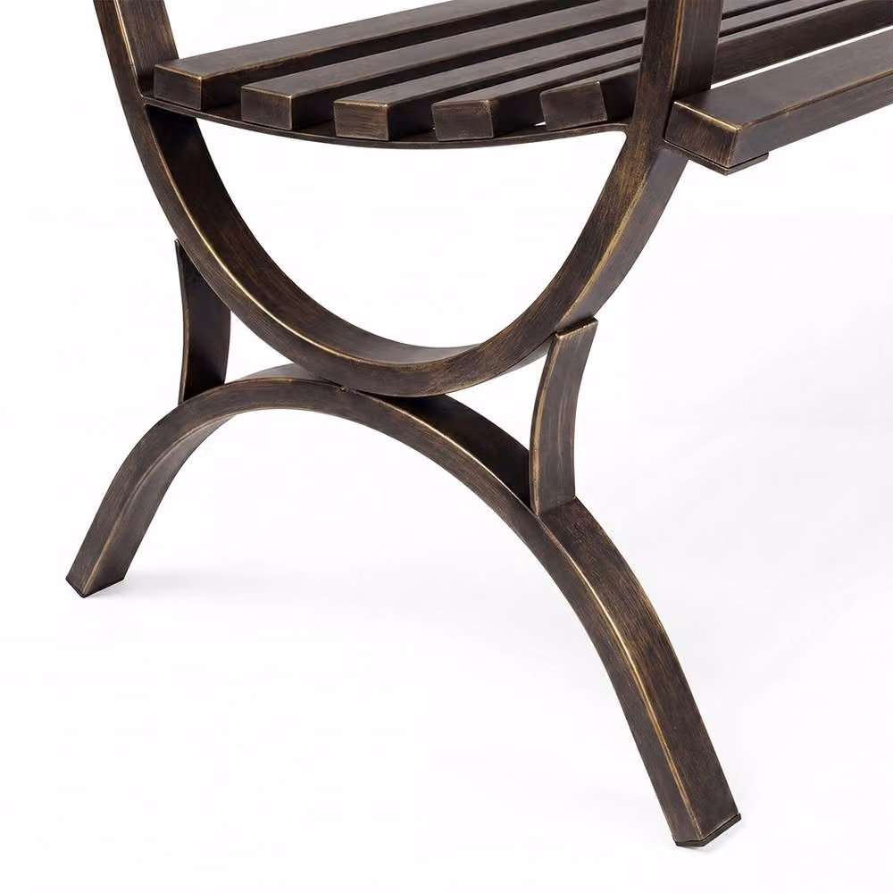 Levede Butterfly Cast Iron Garden Bench in Bronze – 10