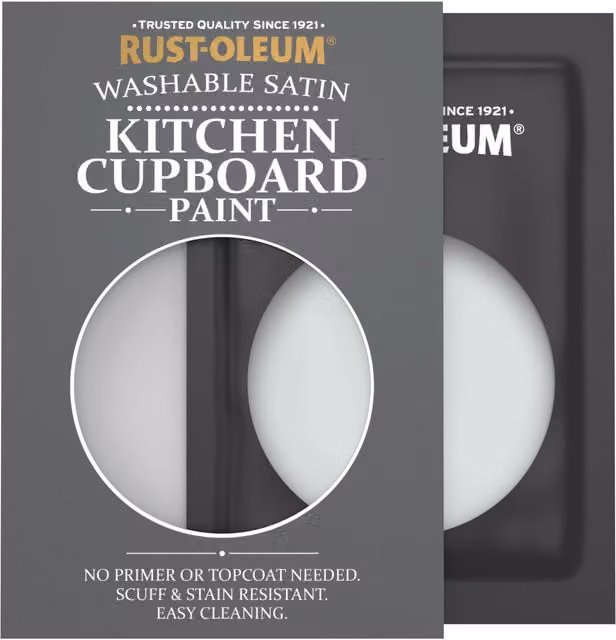Rust-Oleum Kitchen Cupboard Satin Finish Tester Sachet, Dove Grey, 10ml
