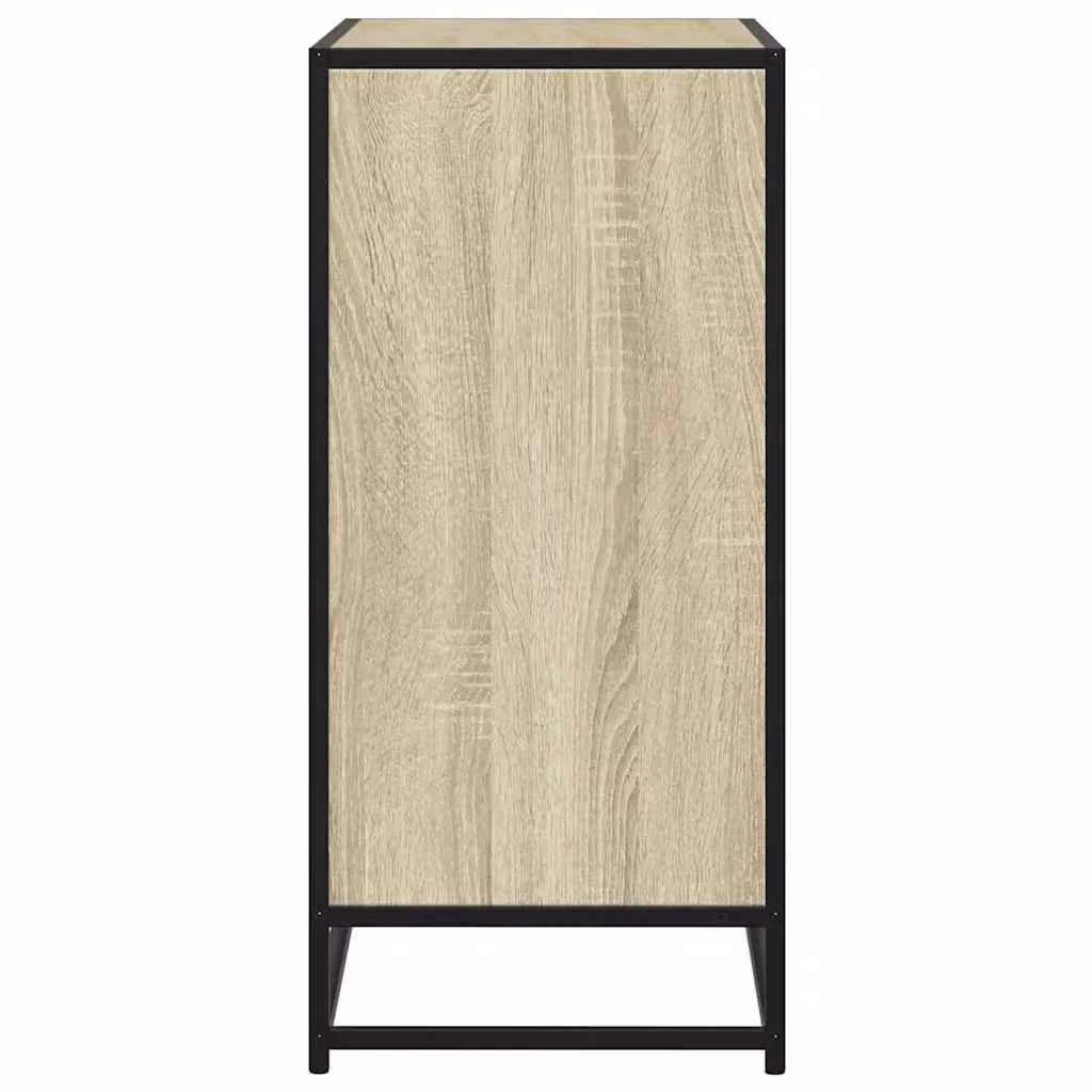Berkfield Home Sonoma Oak Sideboard in Brown, W/D/H: 68 x 35 x 76 cm – 4