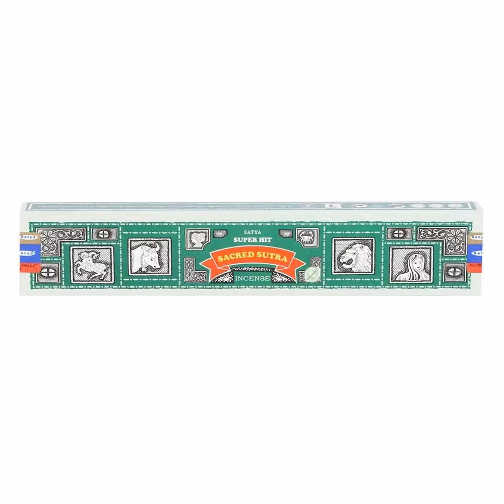 Satya Sacred Sutra Super Hit Spicy Incense Sticks, Pack of 12, Brown – 2