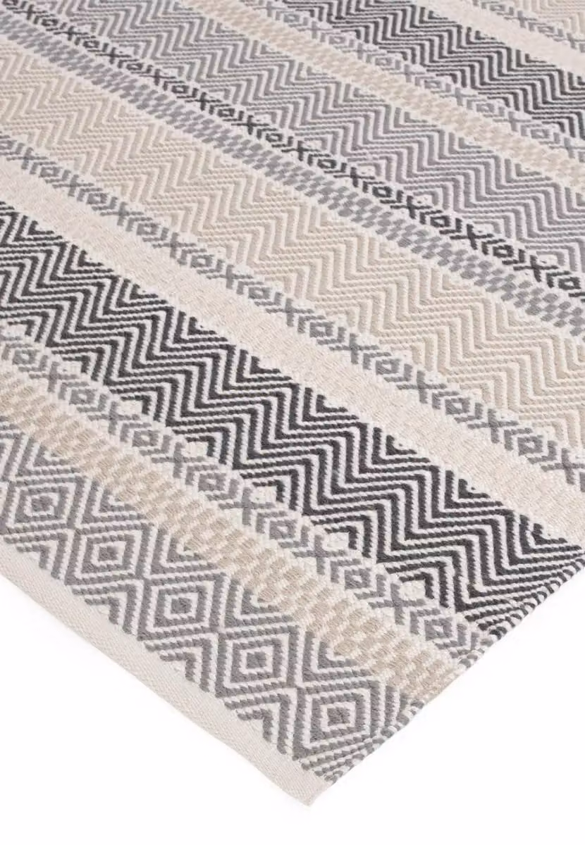 The Rug Shop UK Grey Modern Geometric Hand Made Outdoor Area Rug W/D/H: 200 x 290 cm – 2