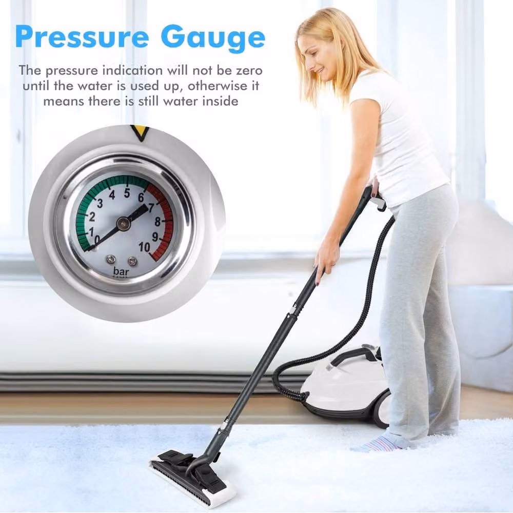 NESTLUNE 2000W High Pressure Floor Steam Cleaner in White, W/D/H: 100 x 100 x 100 cm – 3