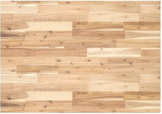 Berkfield Home Rectangular Table Top in Brown Solid Acacia Wood, W: 80 cm, D: 70 cm, H: 4 cm – 1