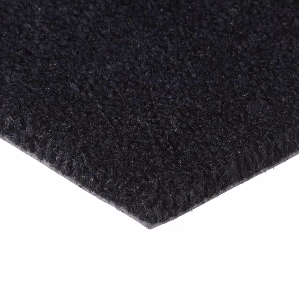 Berkfield Home Black Tufted Coir Door Mat, W: 60 cm, D: 90 cm – 3