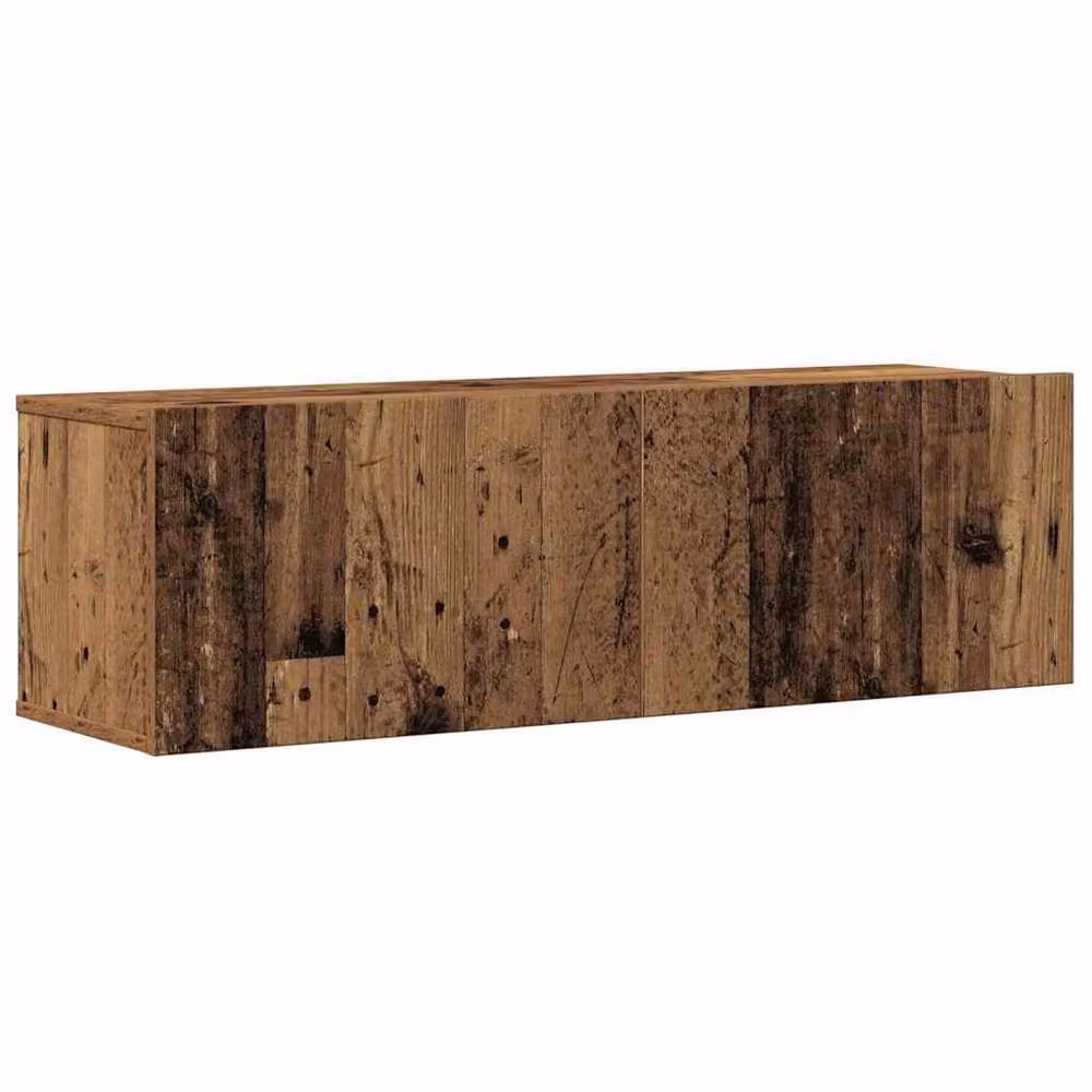 Berkfield Home Classic 4 Piece Wall-Mounted TV Cabinet Set in Brown Engineered Wood – 3