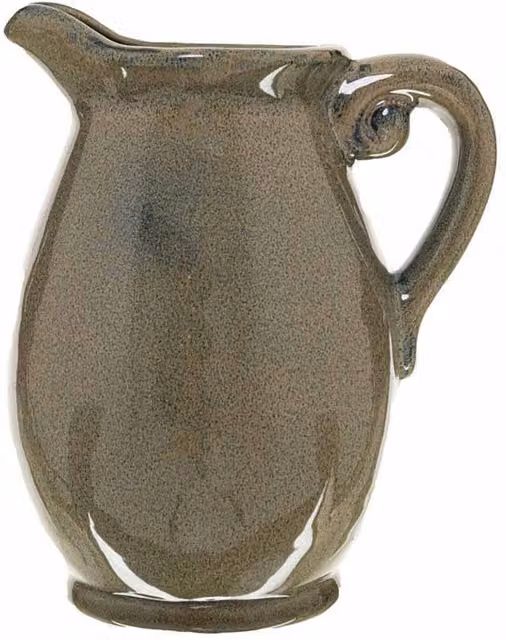 Lemon Pavilion Furniture and Decor Olive Olpe Ceramic Vase, Green, W: 16 cm, D: 15 cm, H: 22 cm