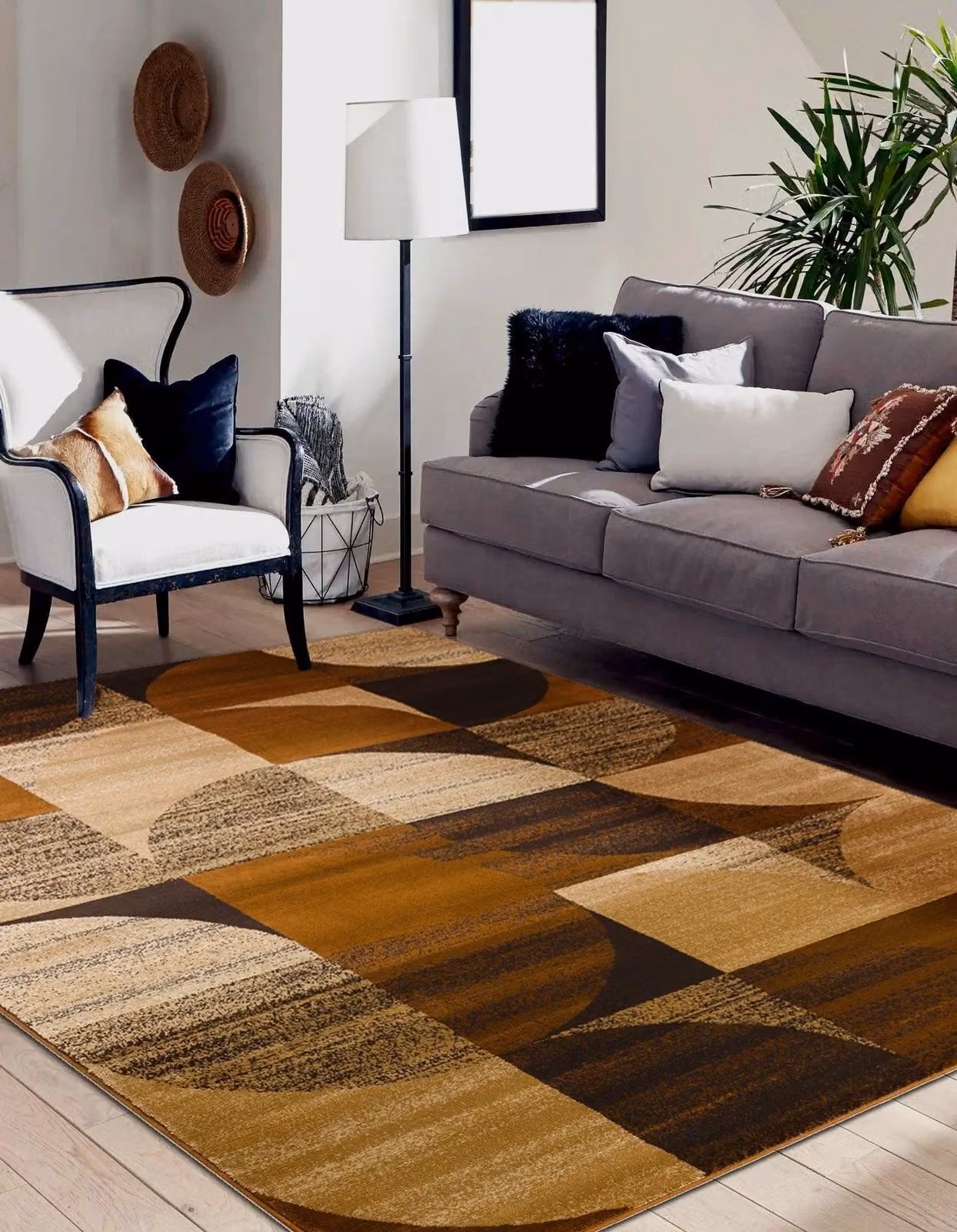 RugsX Royal Vintage Rug in Brown, W/D/H: 150 x 230 cm – 4