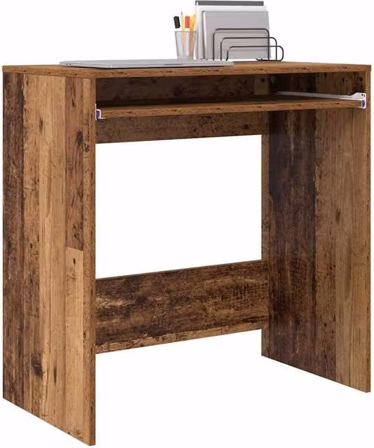 Berkfield Home Modern Writing Desk in Brown Engineered Wood – 1