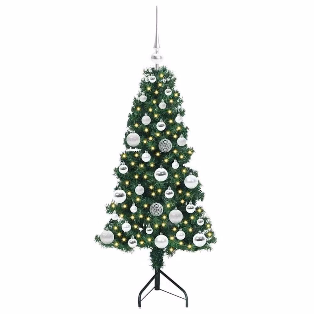Berkfield Home Green Freestanding Artificial Christmas Tree, Height: 120 cm – 3