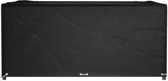 Berkfield Home Durable Square Garden Furniture Cover with 16 Eyelets, Black, W/D/H: 250 x 250 x 90 cm – 1