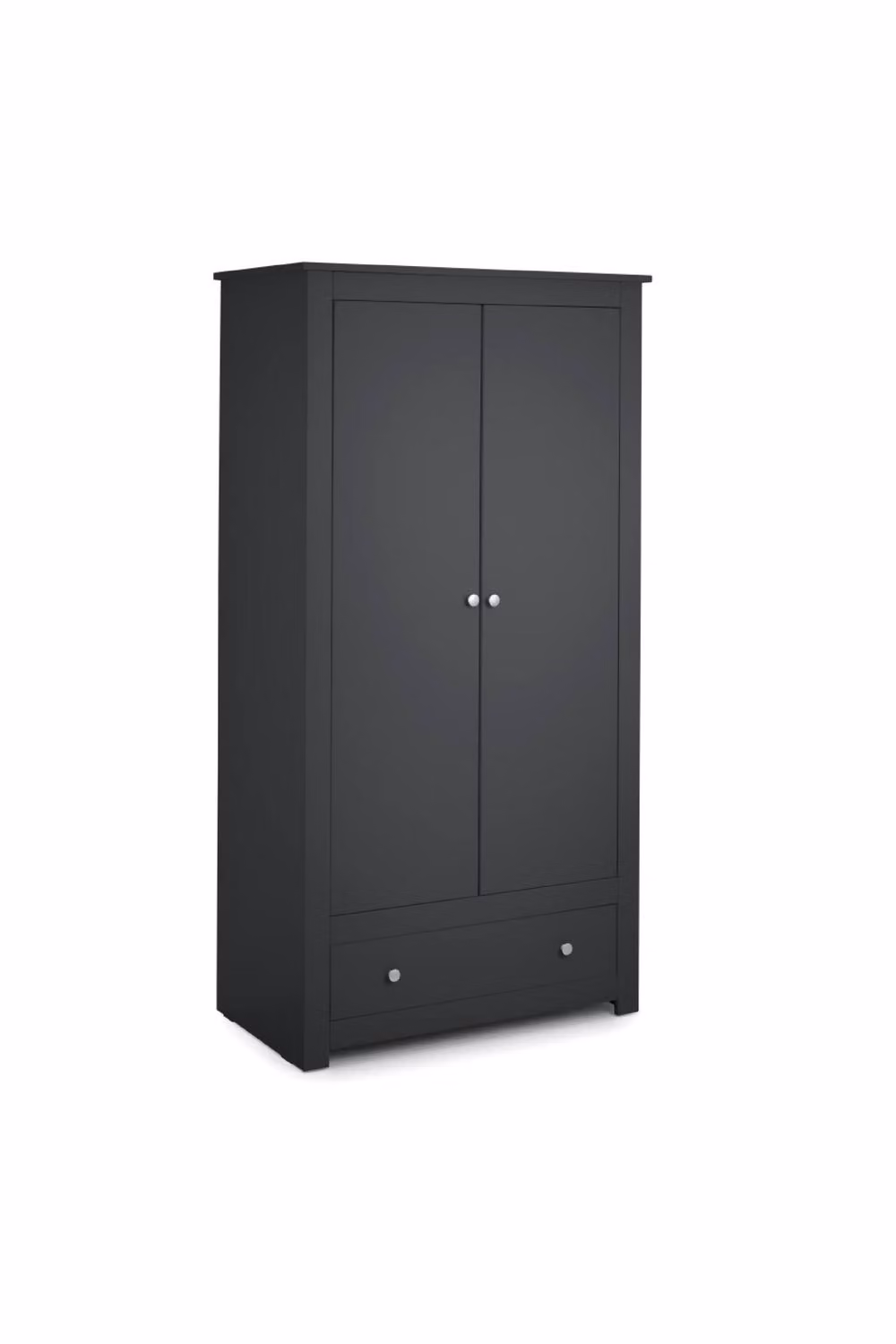 Julian Bowen Radley 2 Door Double Wardrobe with Integrated Drawer in Anthracite – 2