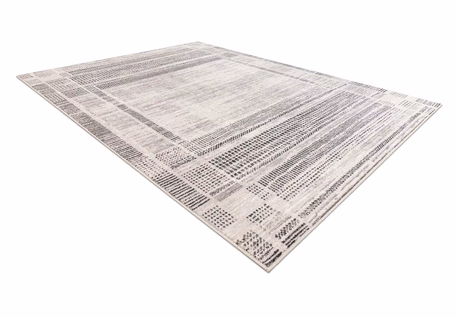 RugsX Angel Geometric Wool Rug in Beige, W: 80 cm, L: 150 cm – 2