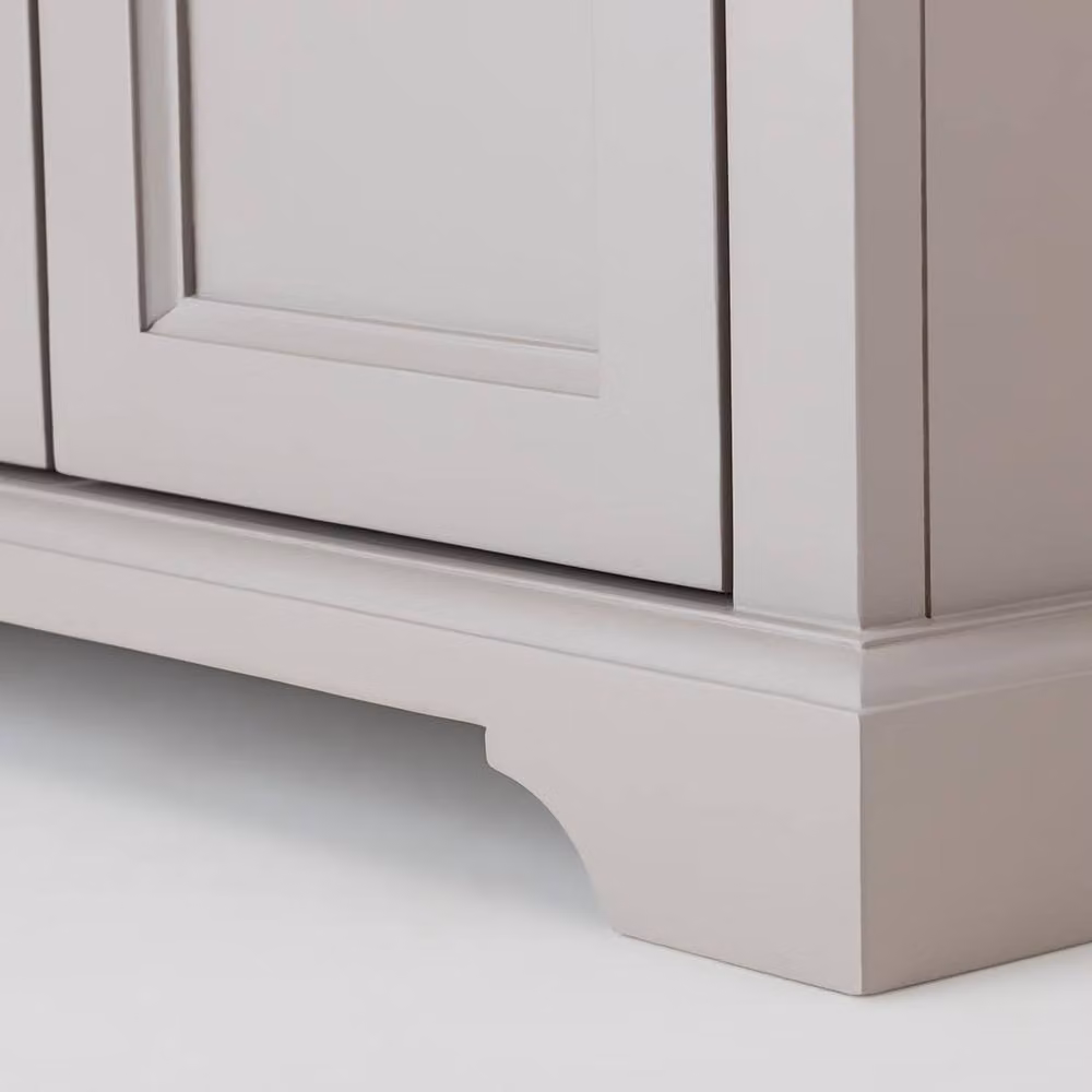 Statement Furniture Florence Corner Sideboard in Grey, W78 x D35 x H85 cm – 3