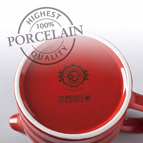 WM Bartleet & Sons Traditional Ceramic Churn Jug, 284ml, Red – 7