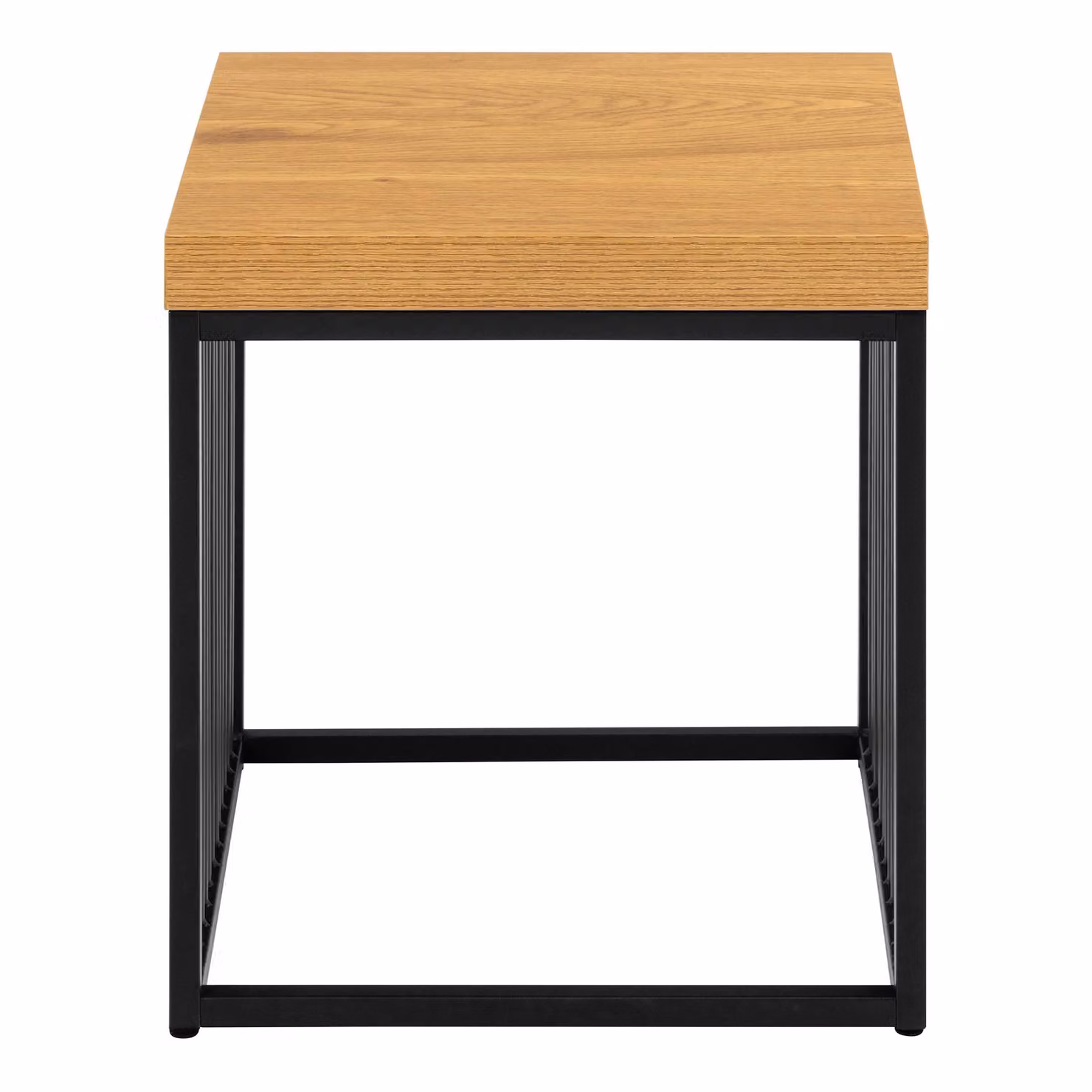 Furniture To Go Strington Industrial Side Table in Black and Wild Oak – 2