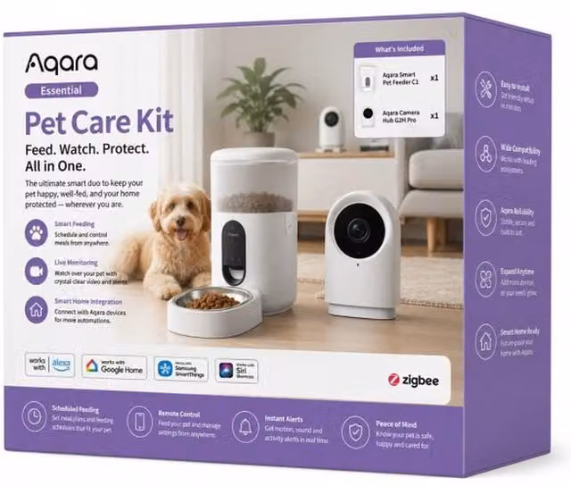 Aqara Essential Smart Pet Care Kit - White